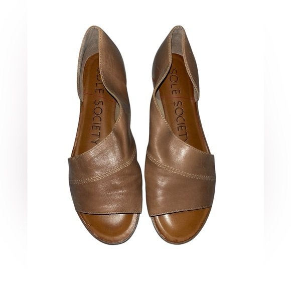 Sole Society Colvan Leather Sandals Size 7.5 M - Picture 2 of 6